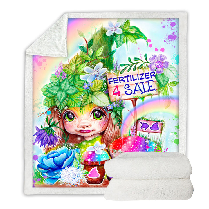 Funny Kids Decorative Throws Unicorn Poop for Sale Funny Kids Fantasy Art