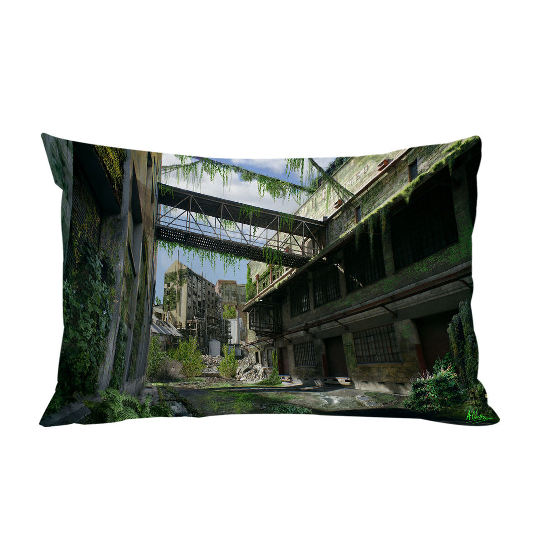 Future Art Abandoned City Pillow Cases