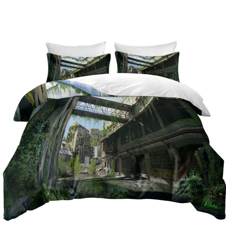 Future Art Abandoned City Twin Duvet Covers