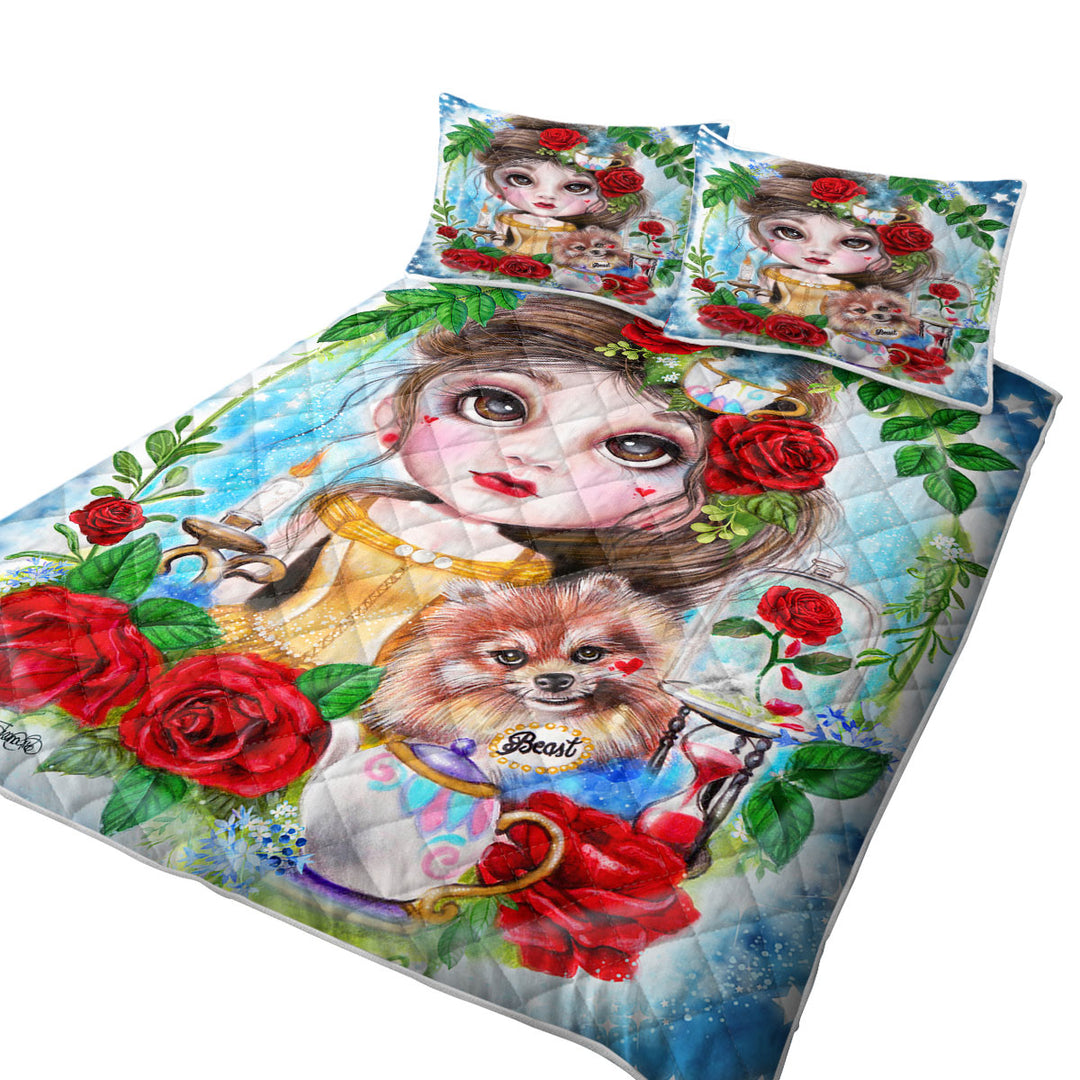 Girls Art Beauty and her Beast Quilts