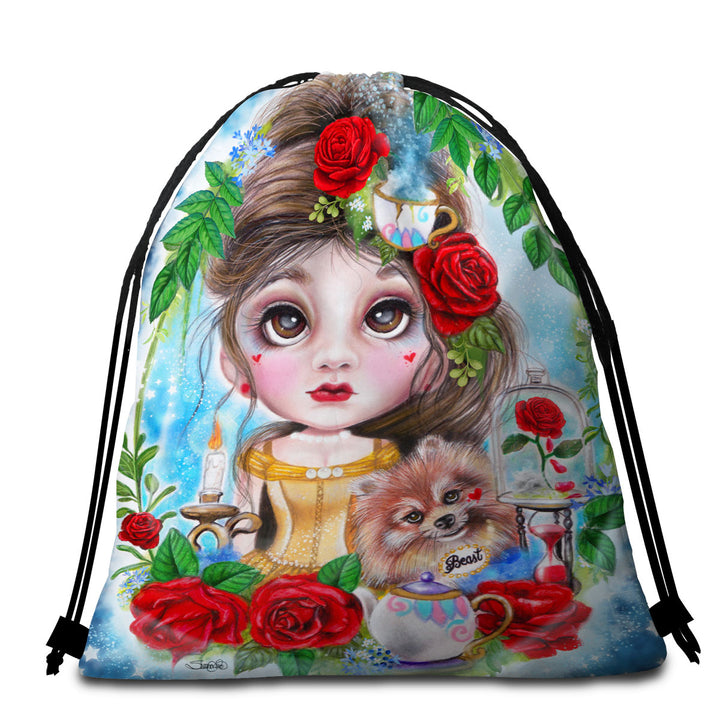 Girls Beach Towels and Bags Set Art Beauty and her Beast_dc7eebac a461 4116 9e29 7ed2007c4f0e