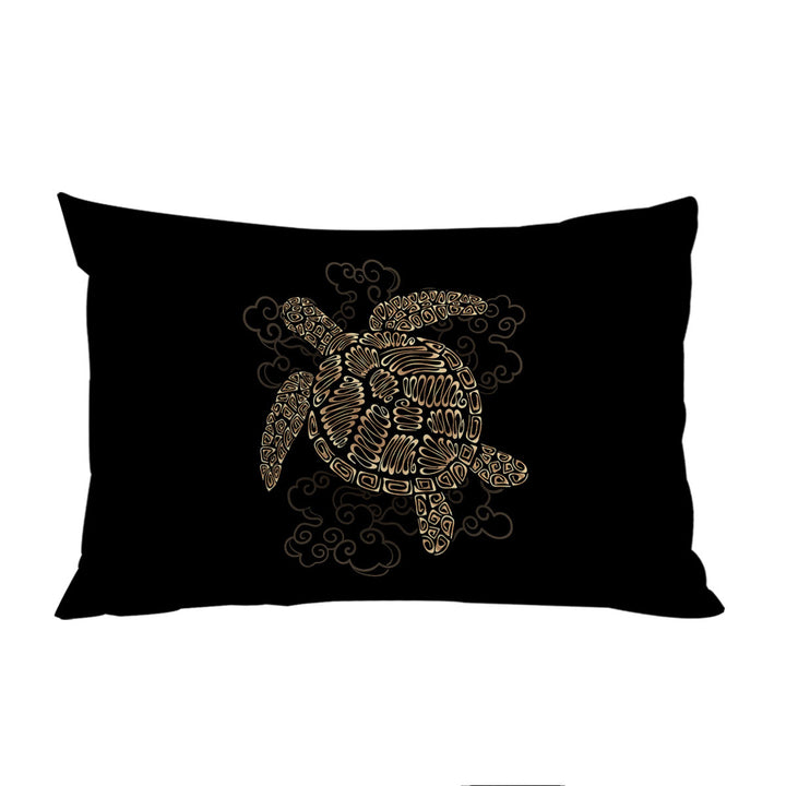 Golden Turtle Pillow Cases