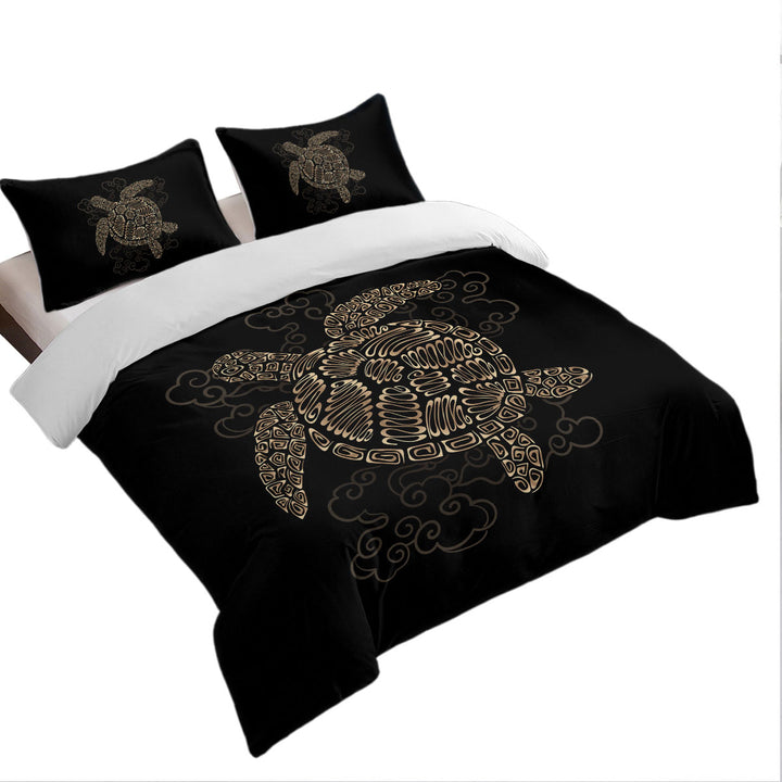 Golden Turtle Quilt Cover Sets