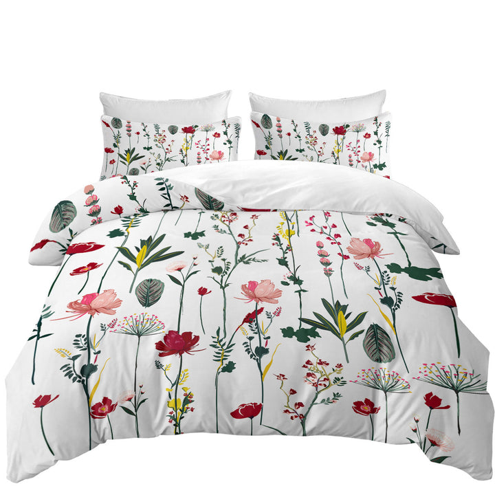 Good Duvet Covers with Modest Flower Garden