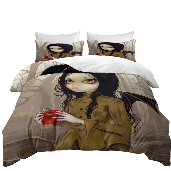 Goth Fairy Melancholy Autumn Is My Last Chance Duvet Cover Queen