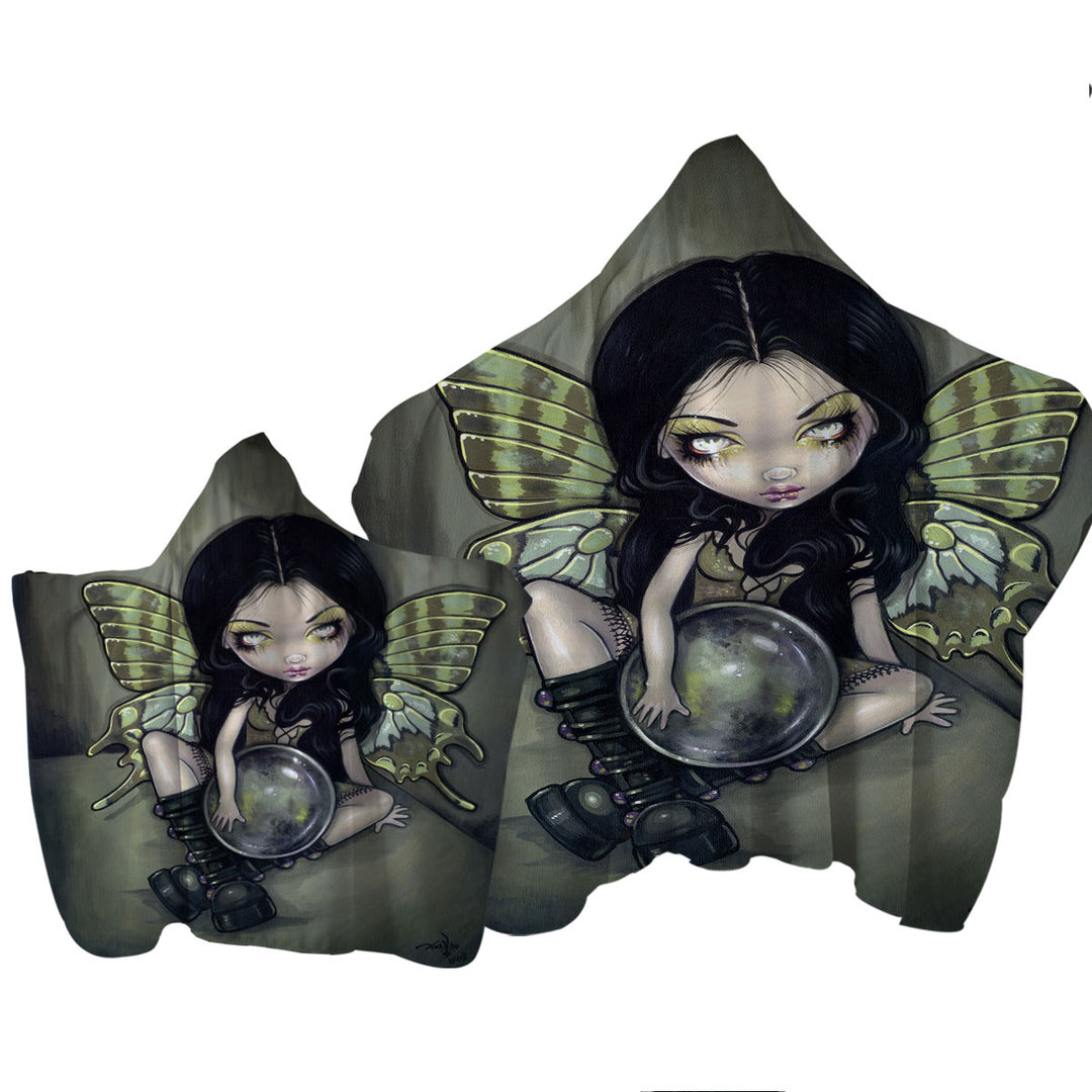 Gothic Art Prints the Mildew Fairy Towel with Hood