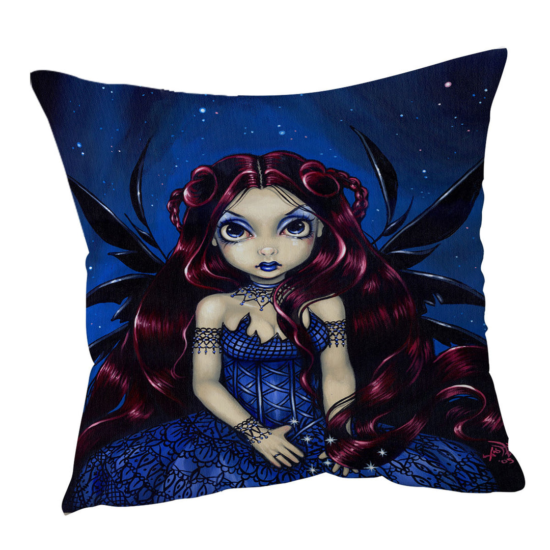 Gothic Cushions Blue Dress Fairy Countess