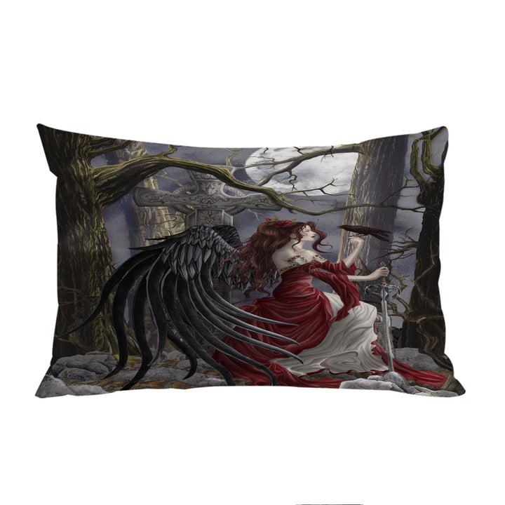 Gothic Fantasy Art the Graveyard Fairy Bed Cover