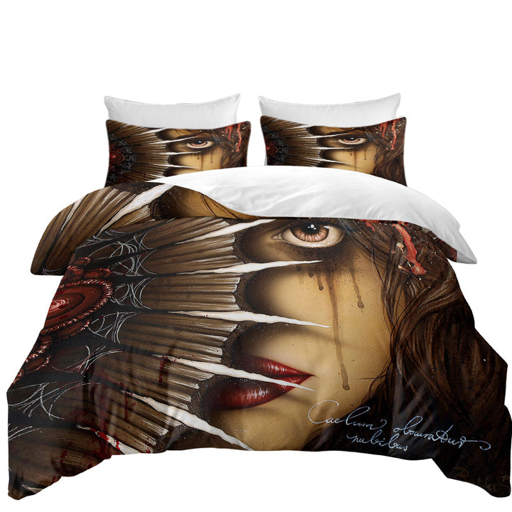 Gothic Fantasy Nahimana Bloody Woman Comforter Cover