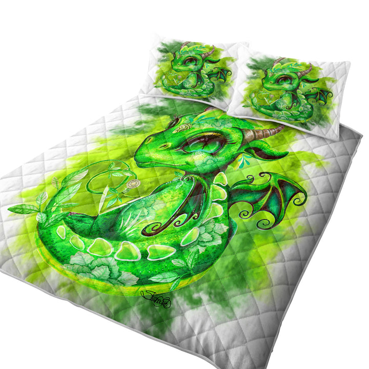 Green Leaves Earth Lil Dragon Quilts