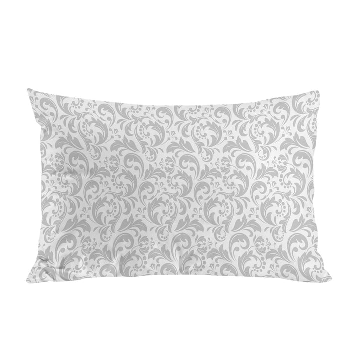 Grey Pattern of Royal Floral Pillowcases