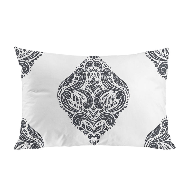 Grey Royal Floral Pillowcases