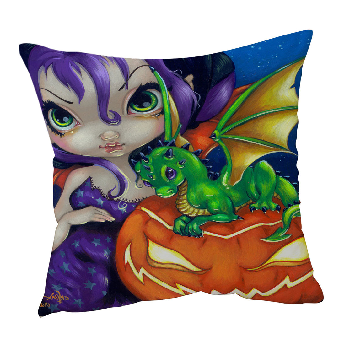 Halloween Decoratives Cushion Darling Dragonling Fairy and Cute Dragon