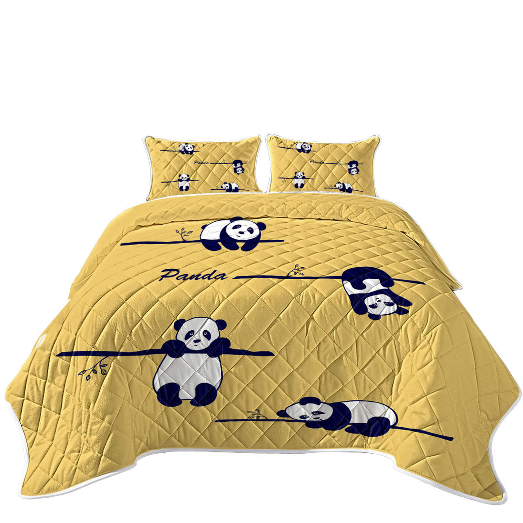 Hanging Panda Coverlets