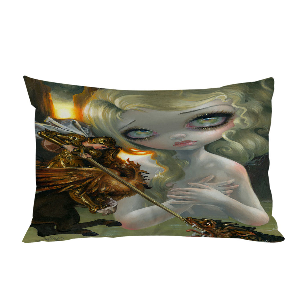 History Art Tableaux Vivants Roger and Angelica King Pillow Cases