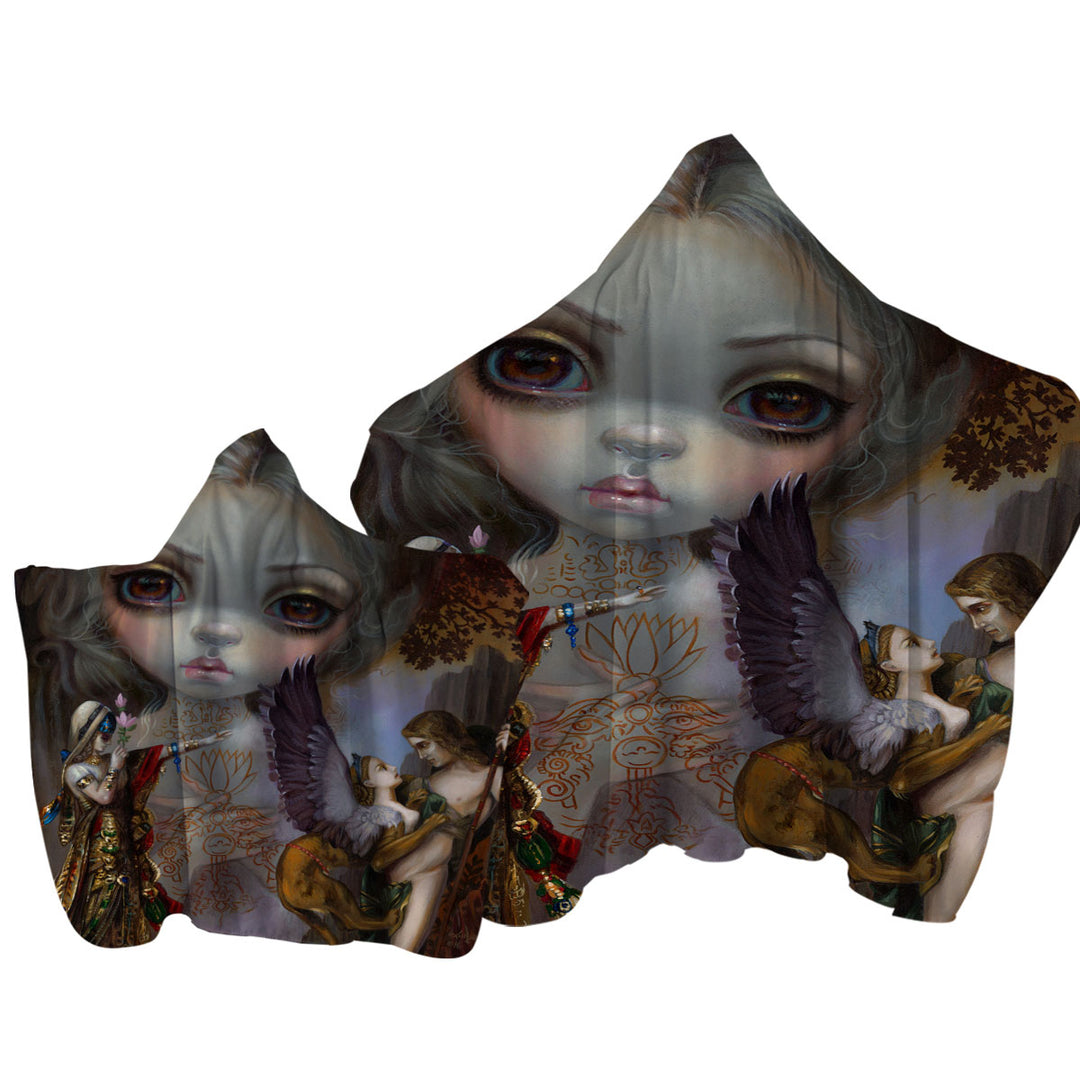 History Art Tableaux Vivants Salome and the Sphinx Towel Hoodie