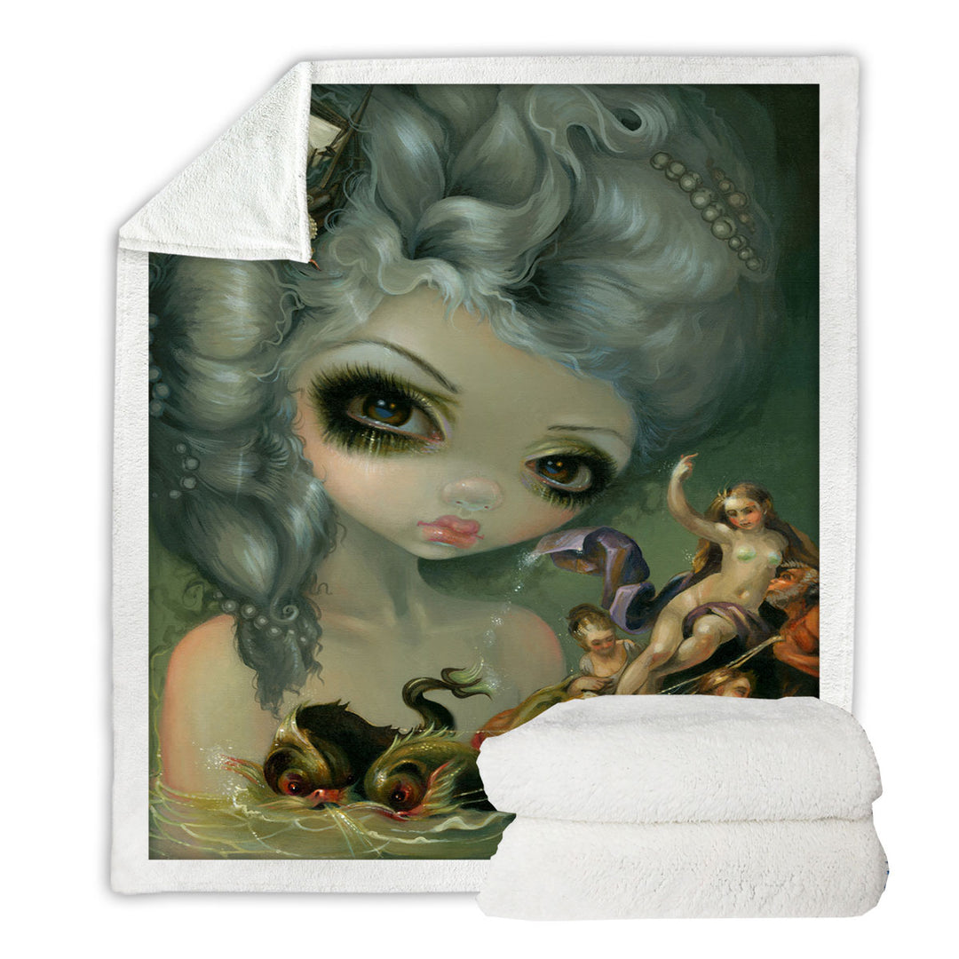 History Art Tableaux Vivants Triumph of Galatea Sherpa Blanket