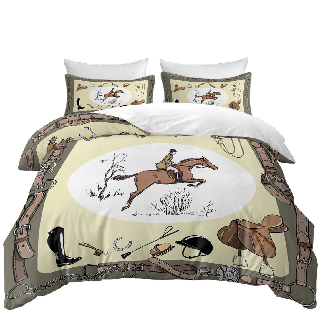 Horse Riding Duvet Covers