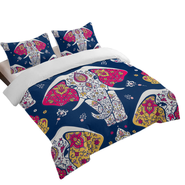 Indian Princess Elephant Duvet Cover