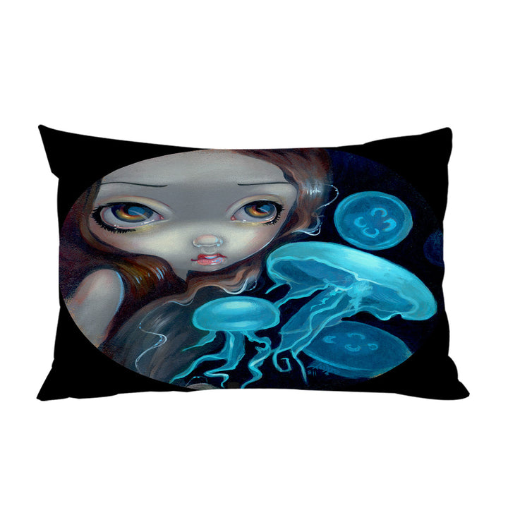 Jellyfish Portal Underwater Fantasy Mermaid Pillow Cases