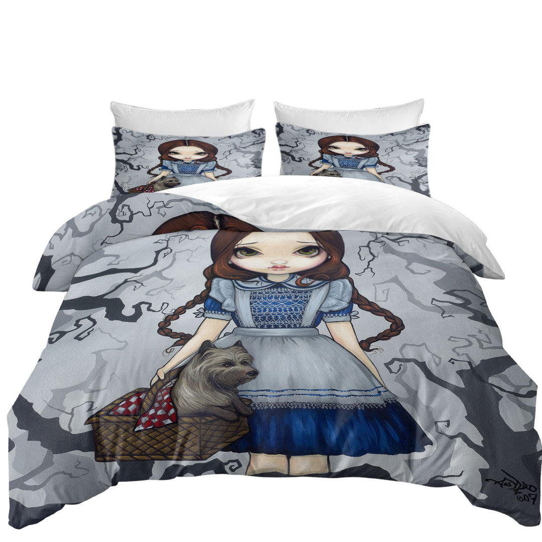 Kids Art Dorothy and Toto Duvet Cover