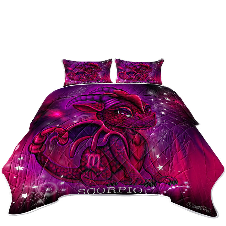 Kids Design Scorpio Lil Dragon Coverlet