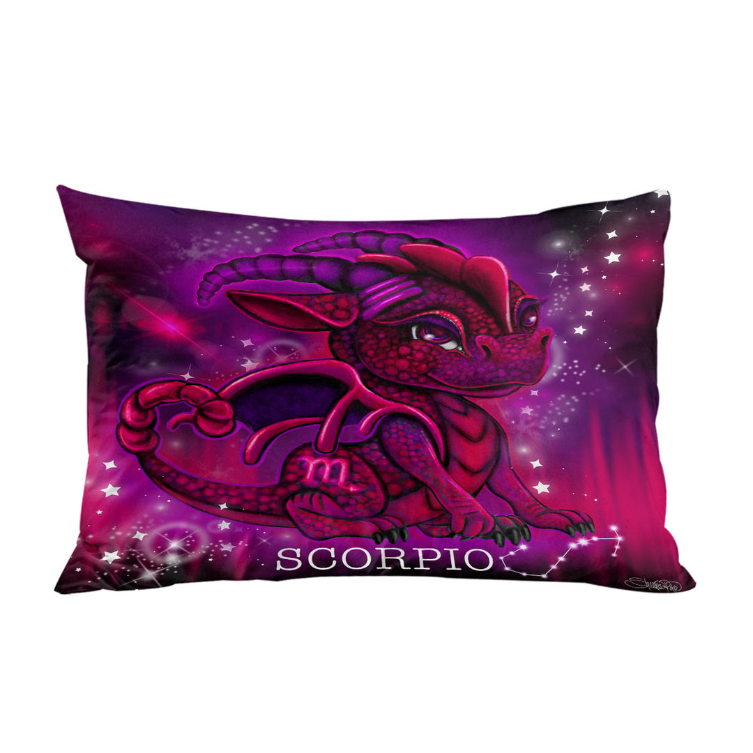 Kids Design Scorpio Lil Dragon Pillow Cases