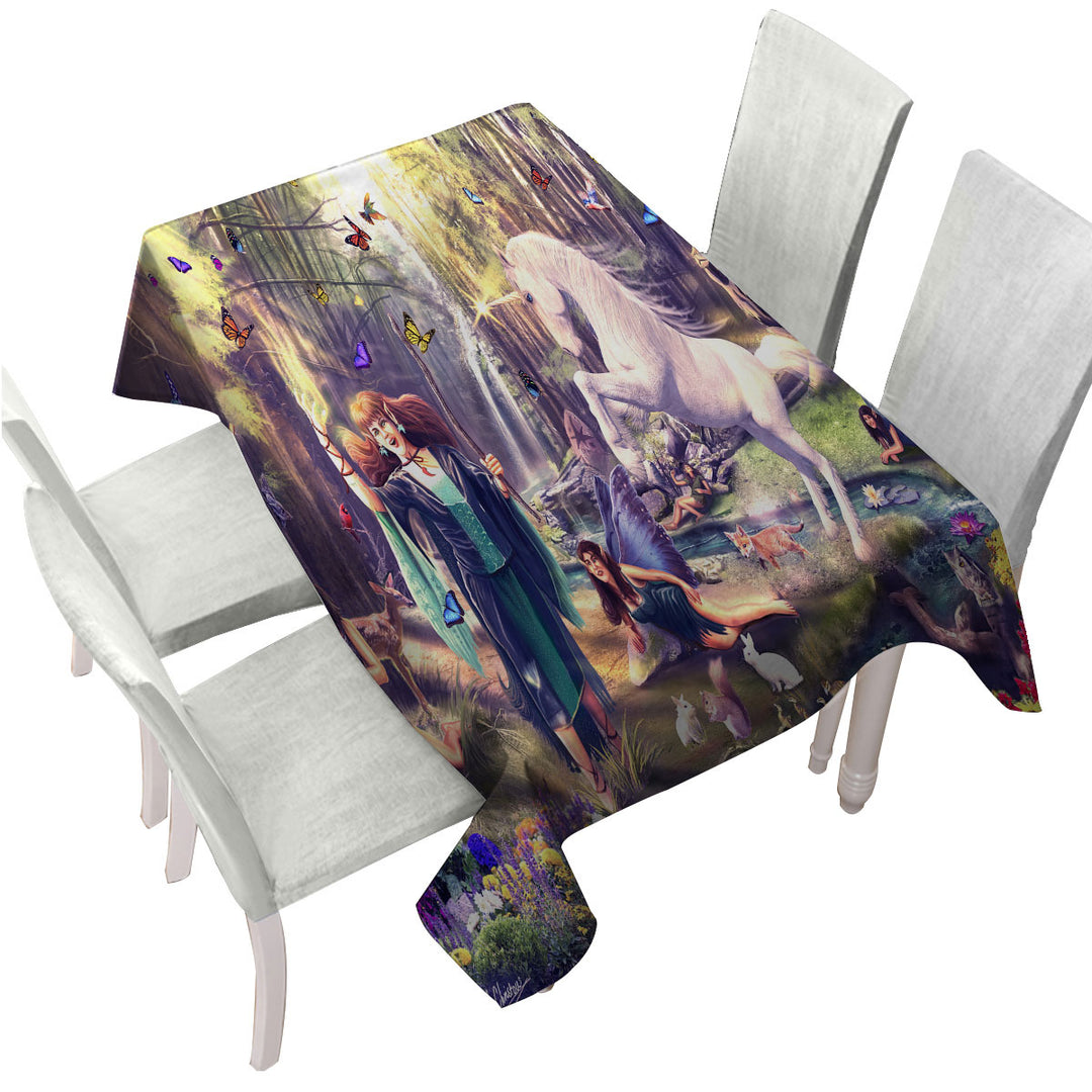 Kids Fairy Tale Haven Custom table Covers