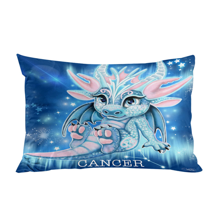 Kids Fantasy Art Cancer Lil Dragon Pillowcases