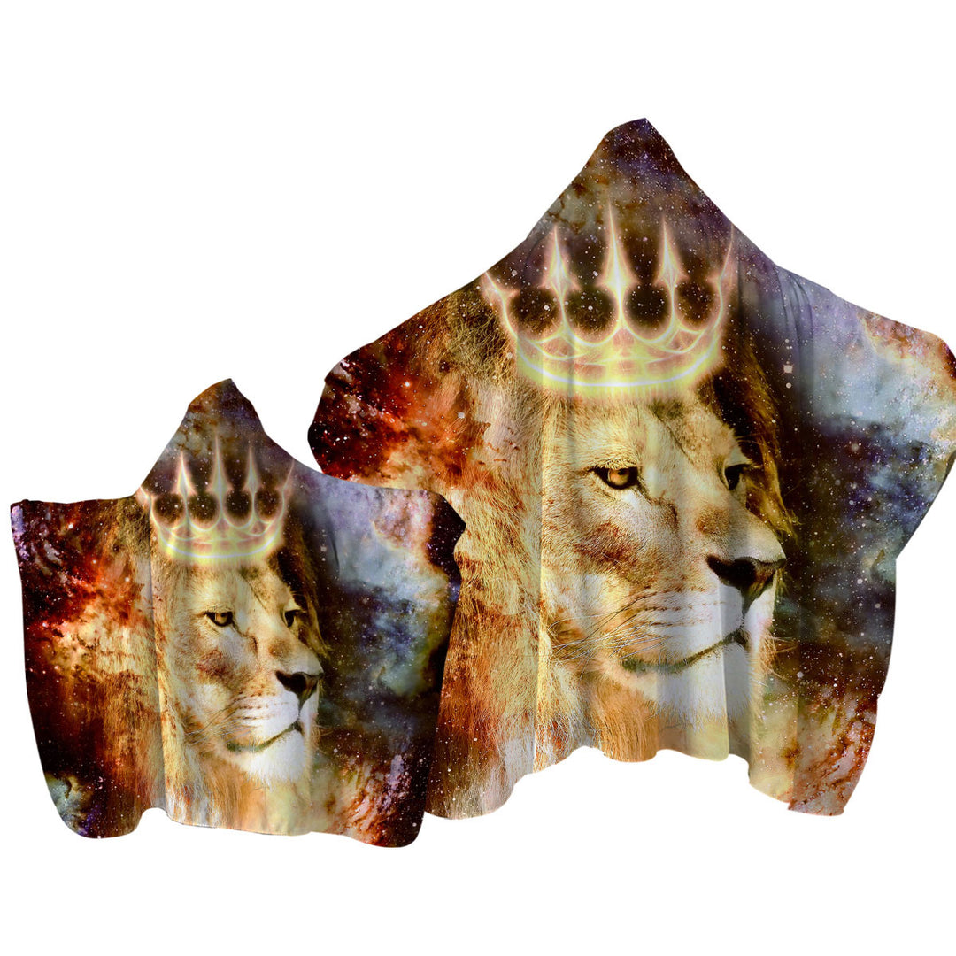 King Lion Towel with Hood