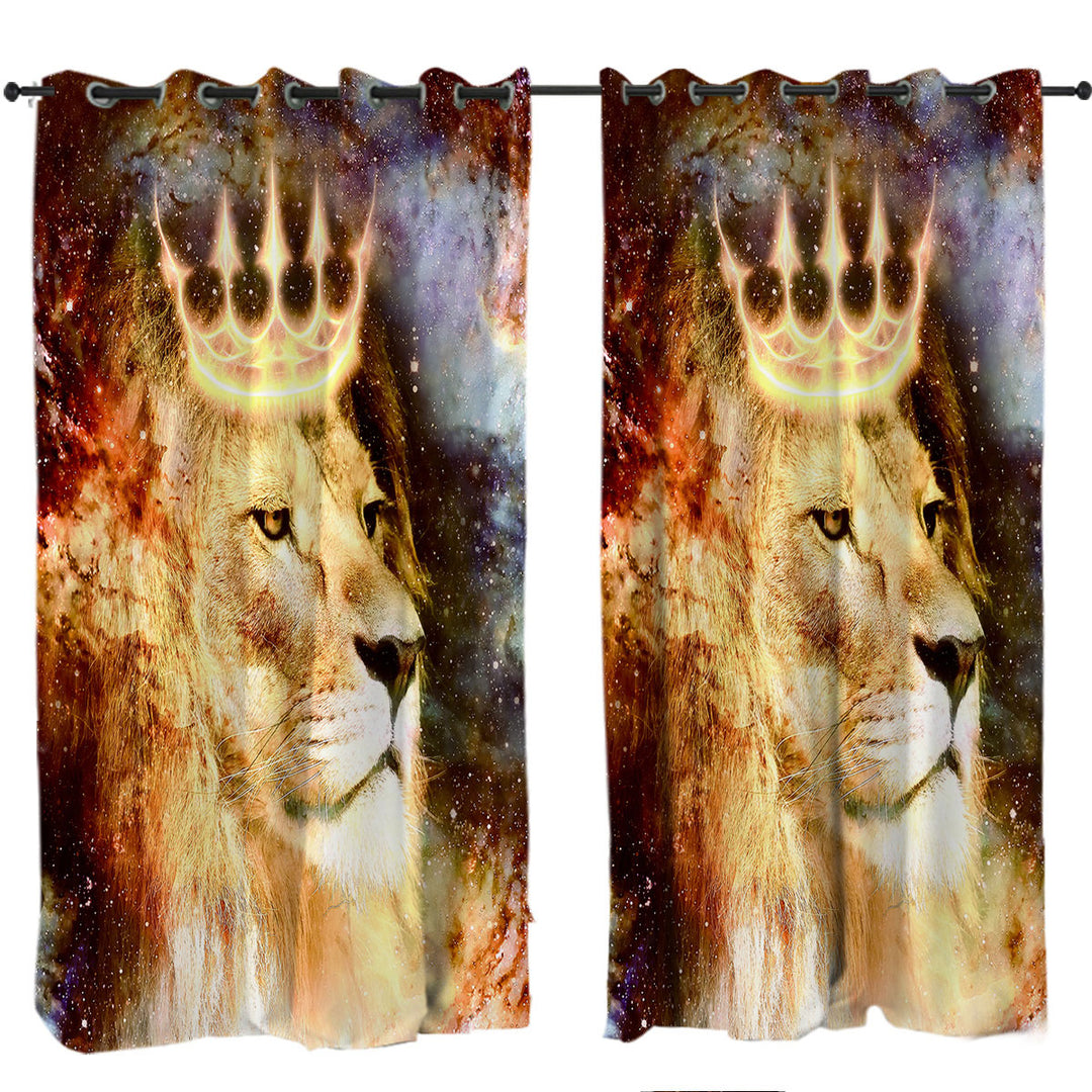 King Lion Window Curtains