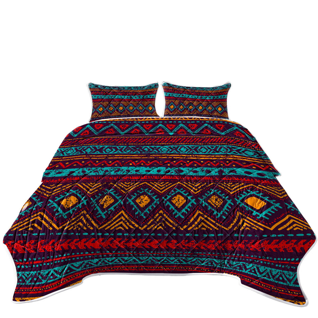 King Size Bedspreads with African Print