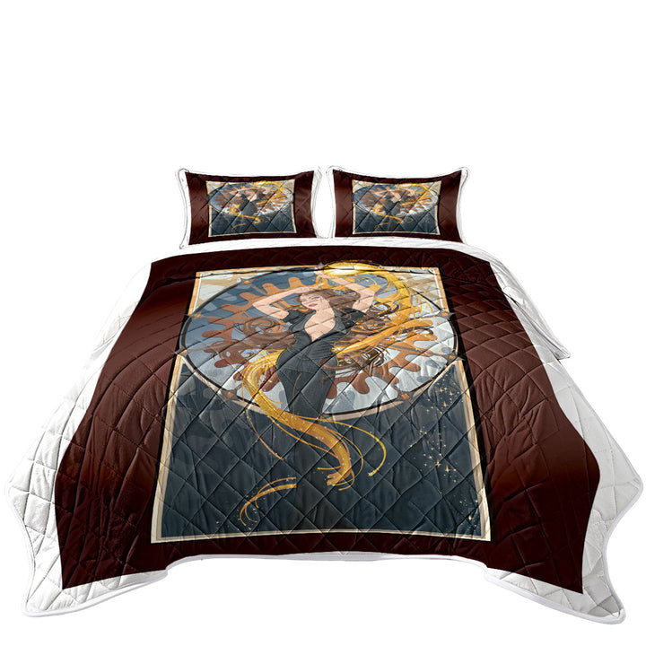 King Size Quilt Sets with Beautiful Womens Art the Spark Girl