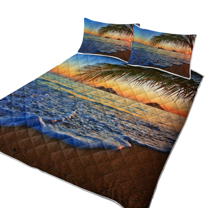 King Size Quilt Sets with Tropical Ocean