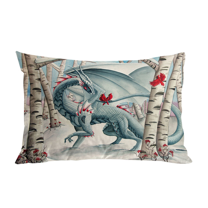 Lady of the Forest Fantasy Art Dragon Painting Pillowcases