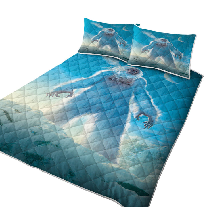 Legendary Creature Art Yeti Coverlet