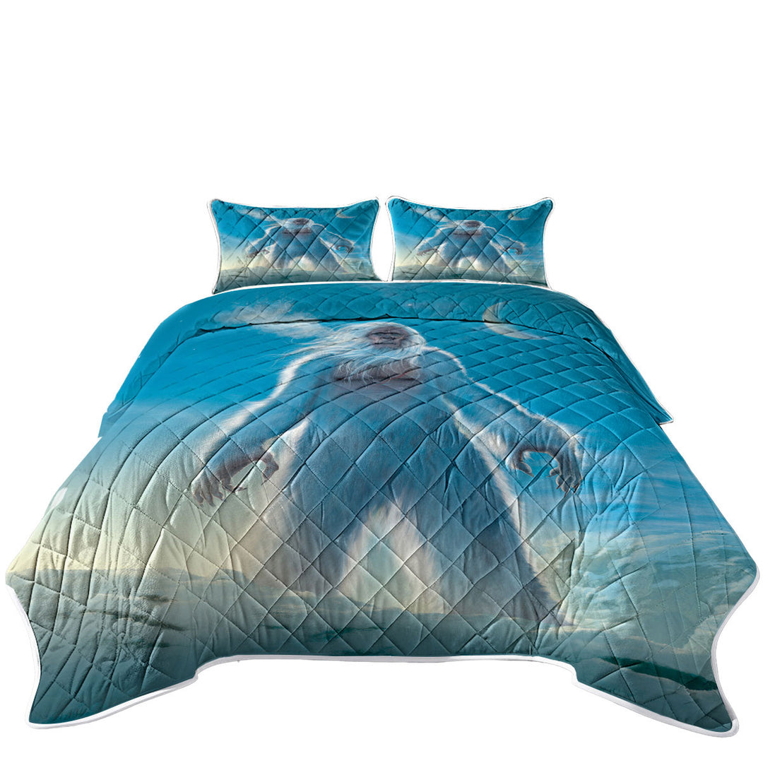 Legendary Creature Art Yeti Coverlets