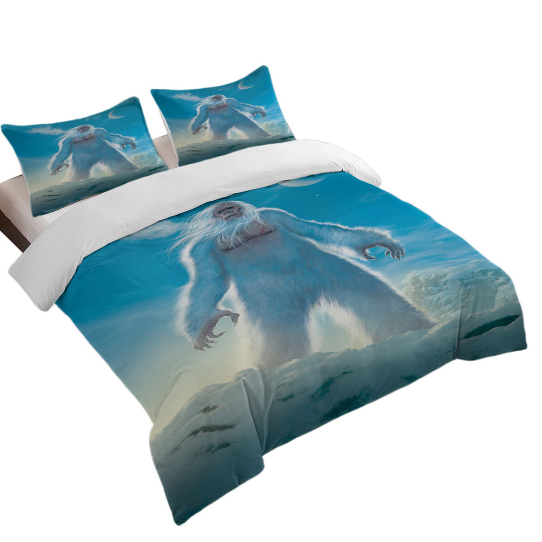 Legendary Creature Art Yeti Duvet Cover