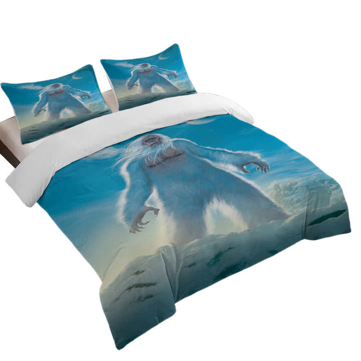 Legendary Creature Art Yeti Duvet Cover