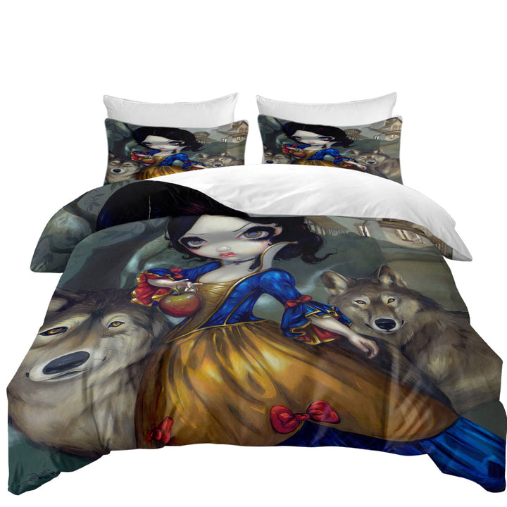 Loup Garou Cool Kids Fairytale Snow White Wolves Donna Covers