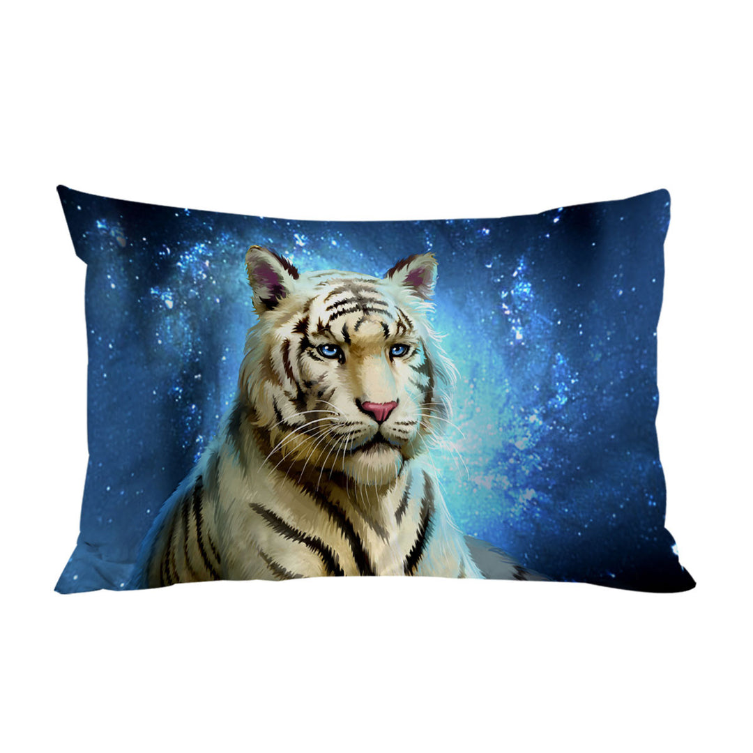 Lovely White Tiger Art Pillowcase