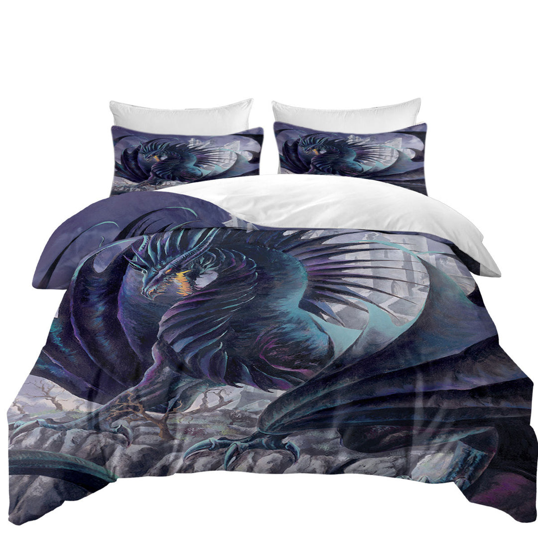 Maelstrom the Furious Scary Dragon Coverlets