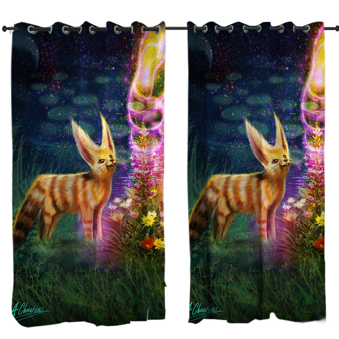 Magical Baby Fox Curtain