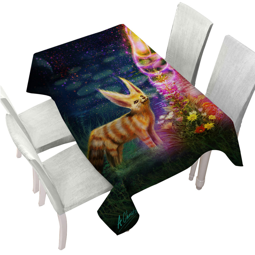 Magical Baby Fox Tablecloths