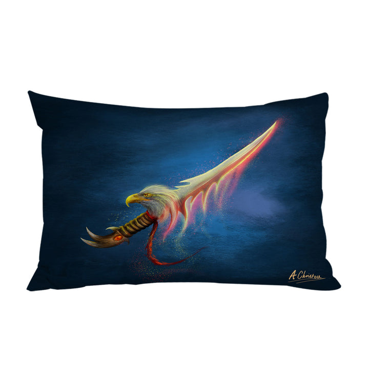 Magical Fantasy Eagle Sword Pillowcase