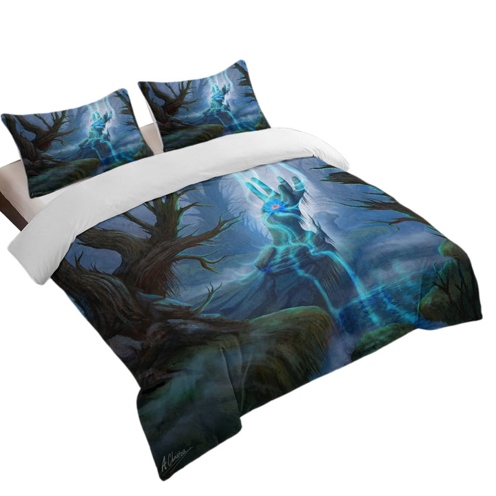 Magical Swamp Fantasy Art Coverlets