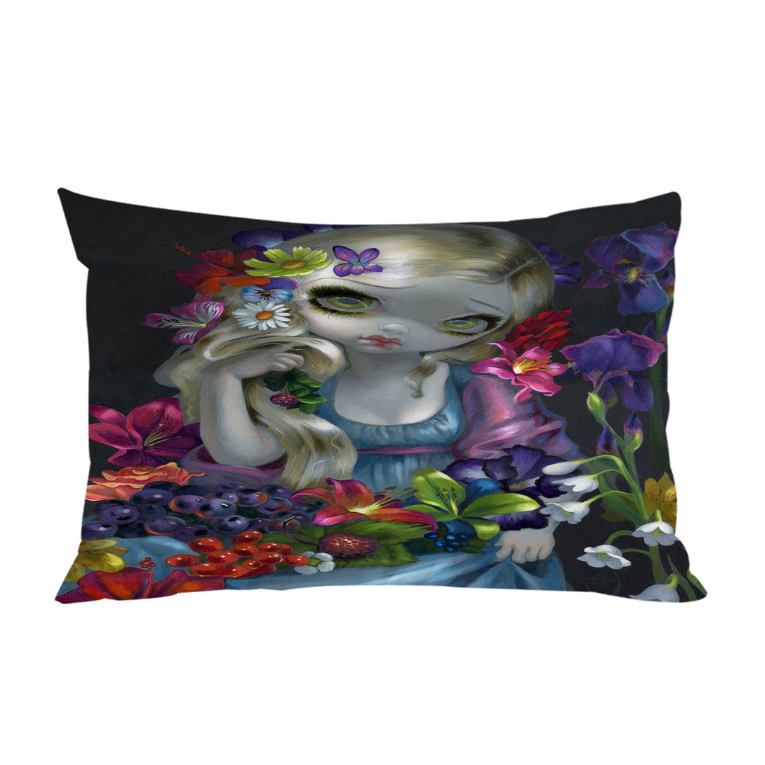 Maiden Flora the Goddess of Flowers Pillow Cases