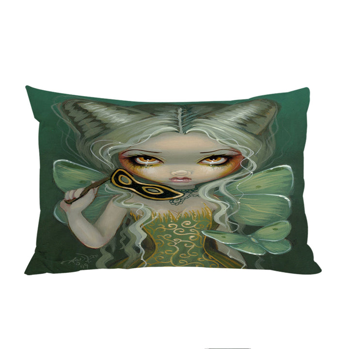 Masquerade of Moths Beautiful Fairy Maiden Pillow Cases