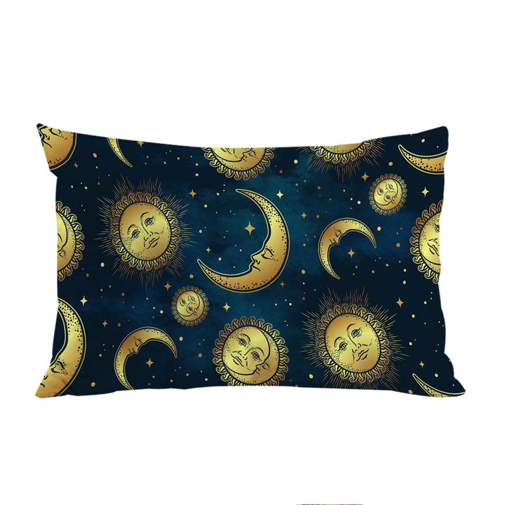 Moon and Sun in Space Pillowcases