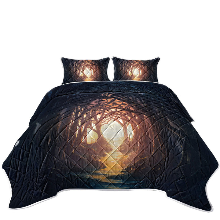 Mysterious Woods Coverlet